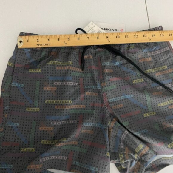 Humankind x Target Swim Shorts Trunks Unisex Size Large LGBTQ Pride Crossword - Picture 8 of 9